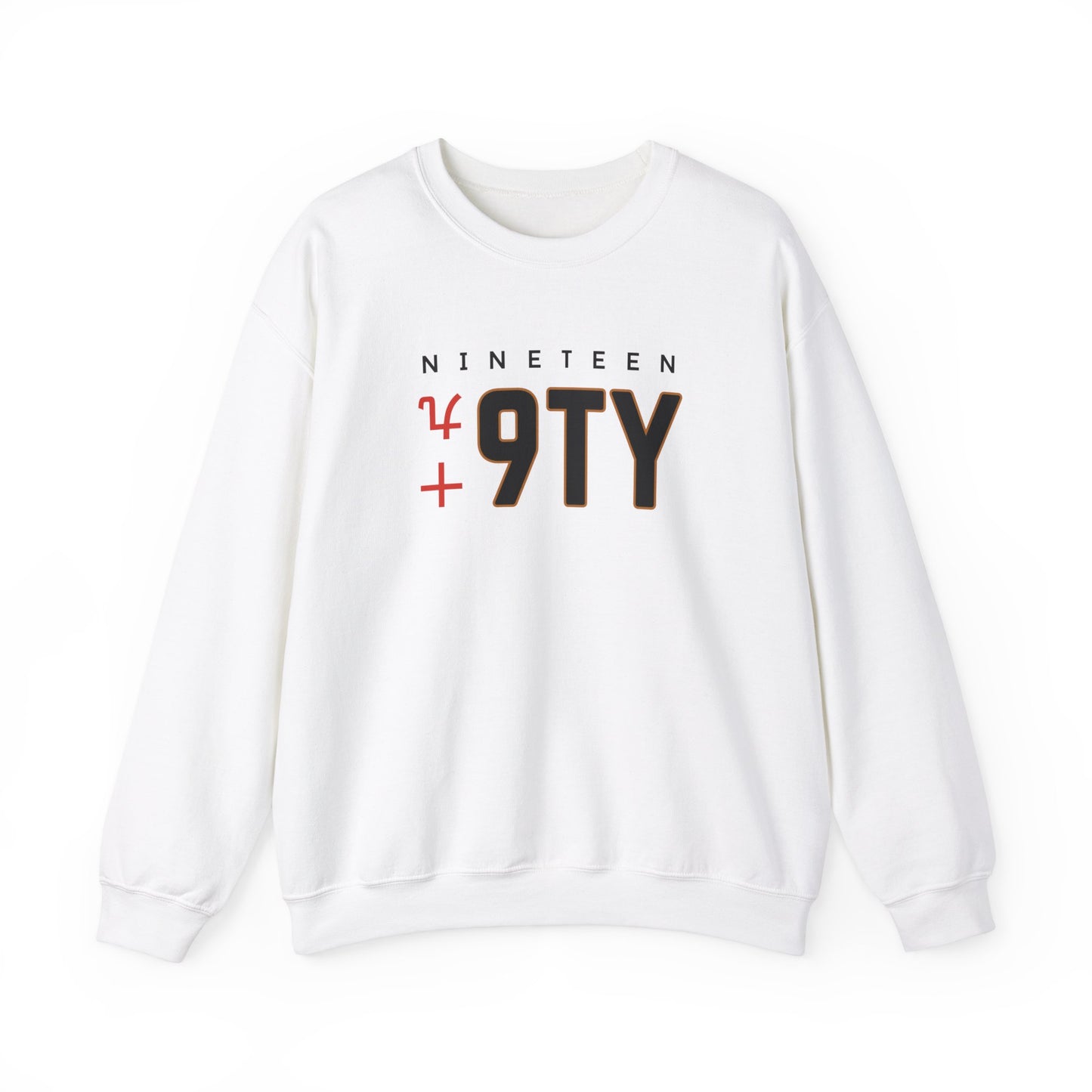 Nineteen 90 Sweatshirt - Retro 1990 Graphic Crewneck - Vintage Style Pullover