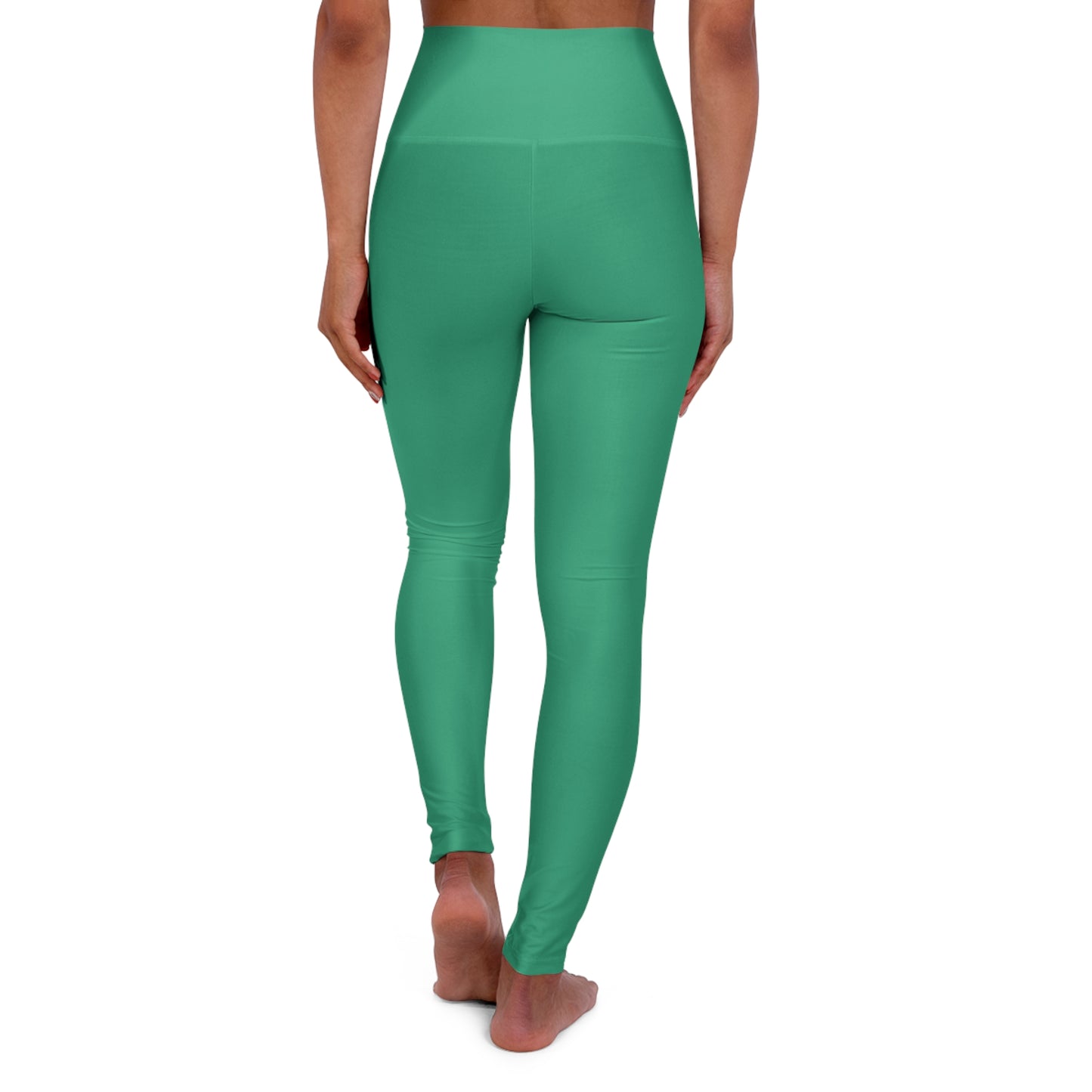 Sea Glass High Waisted Yoga Leggings for Women - Workout Pants for Gym, Running, Fitness, Yoga, and Everyday Casual Wear