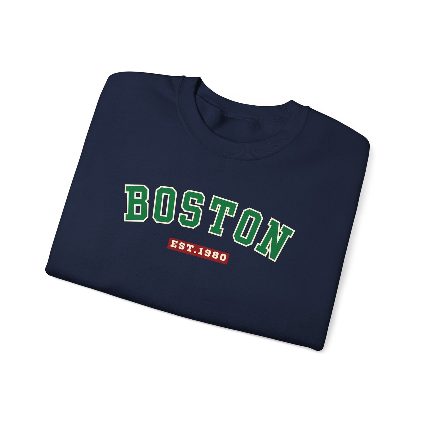 Boston Sweatshirt - Unisex Crewneck Pullover - City Pride Graphic Sweater