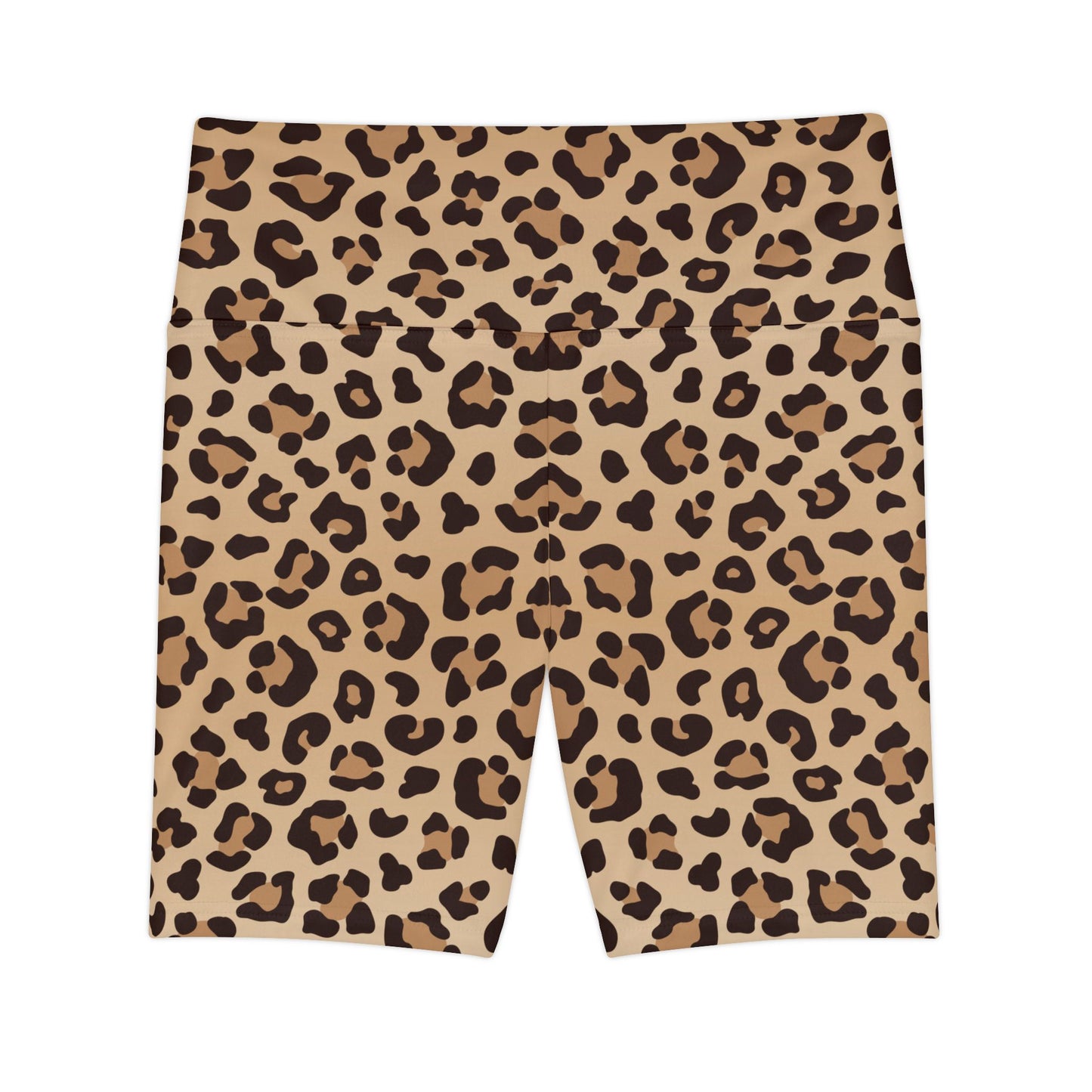 Leopard Skin Women's Gym Workout Shorts, Running Shorts, Outdoor Shorts