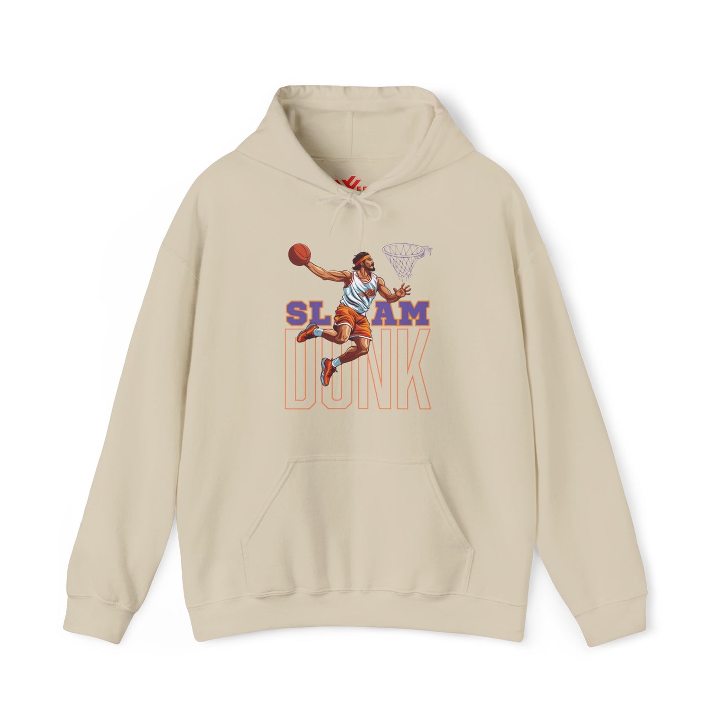 Slam Dunk Basketball Hooded Sweatshirt - Unisex