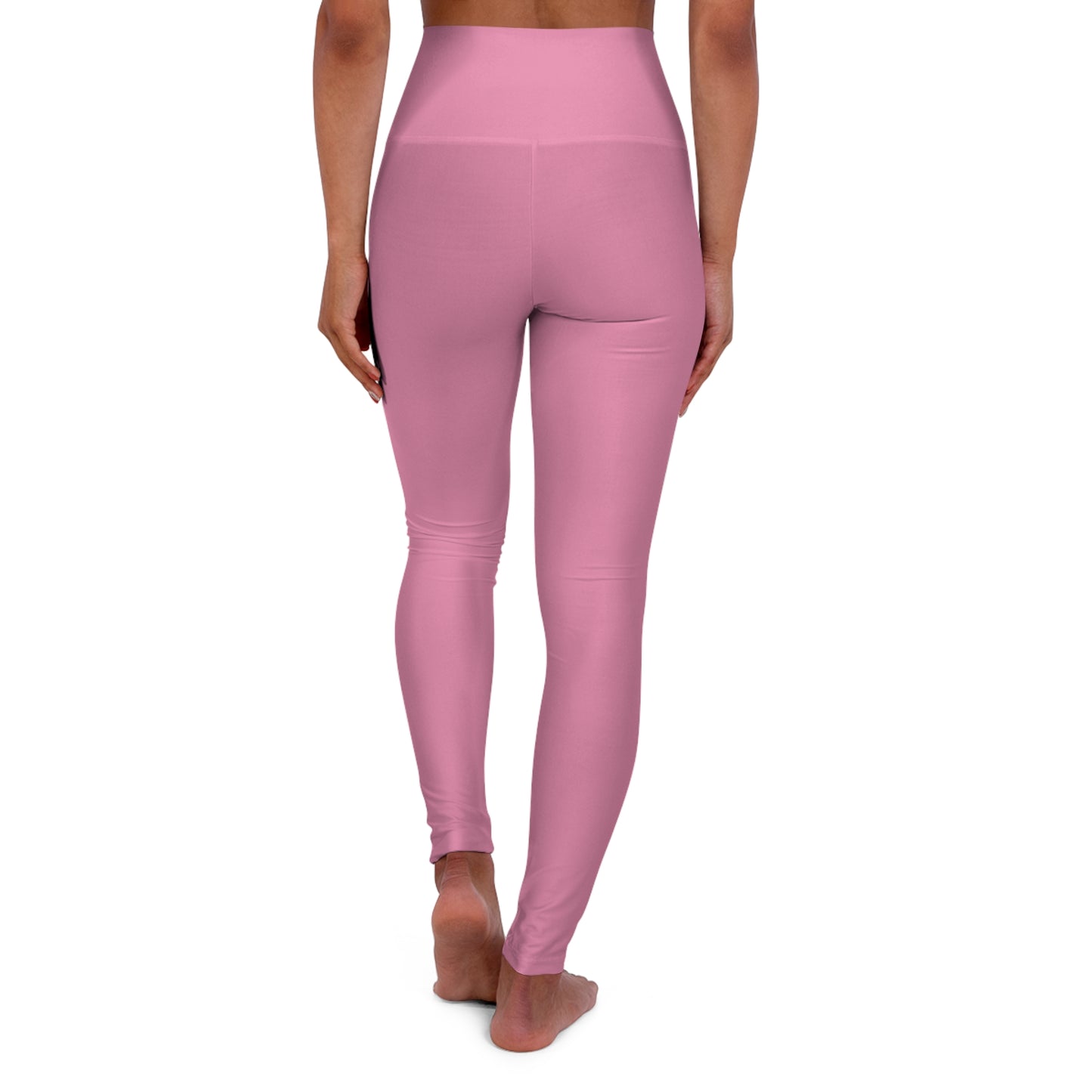 Pink Muave High Waisted Yoga Leggings for Women - Workout Pants for Gym, Running, Fitness, Yoga, and Everyday Casual Wear