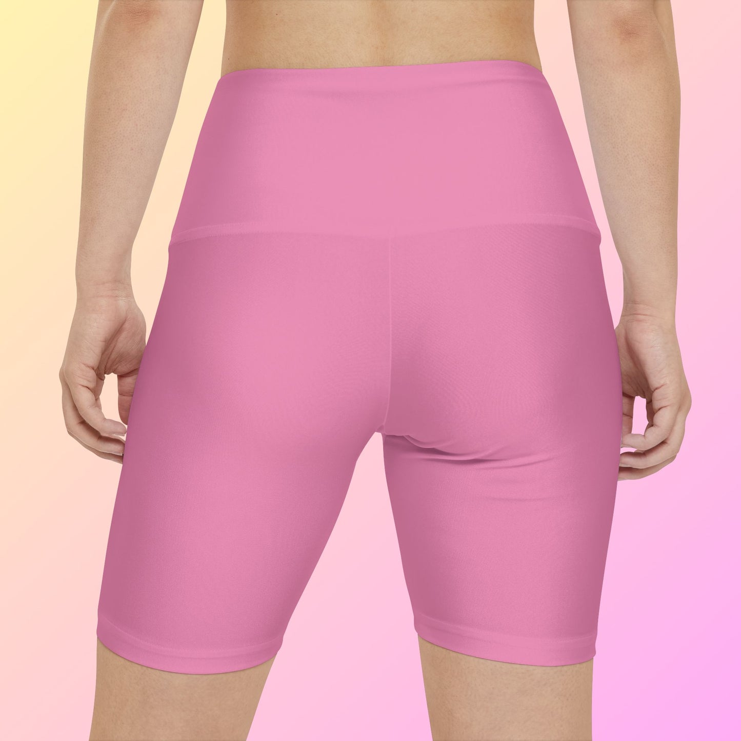 Pink Muave Women's Gym Workout Shorts, Running Shorts, Fitness Shorts