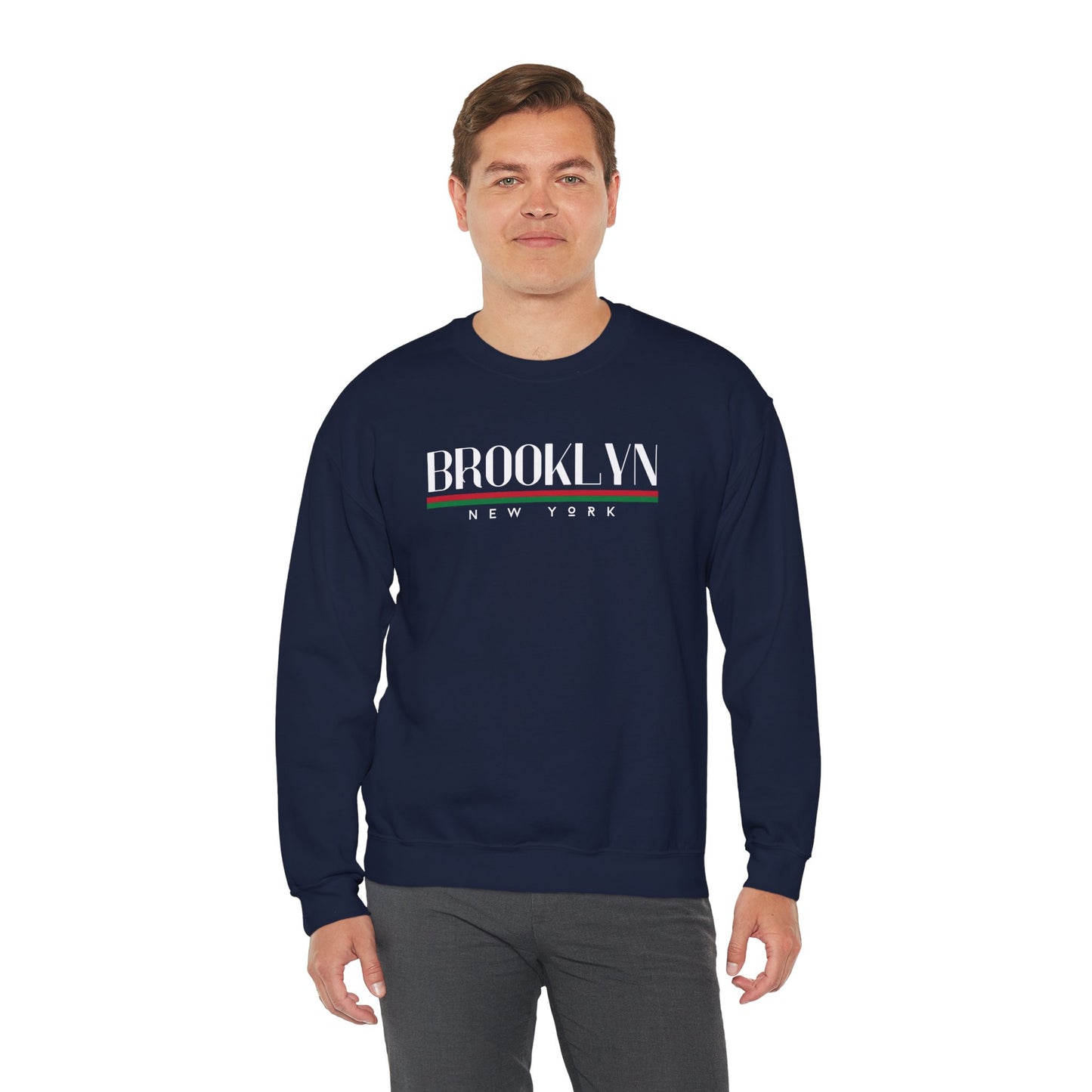 Brooklyn New York Sweatshirt - NYC Graphic Crewneck - City Pride Pullover