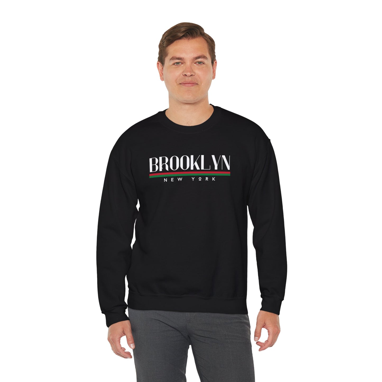 Brooklyn New York Sweatshirt - NYC Graphic Crewneck - City Pride Pullover