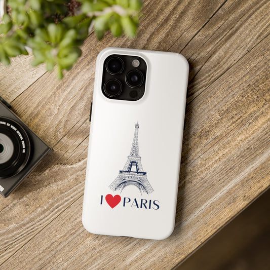 I Love Paris Phone Cover, iPhone 15 , iPhone 14 & iPhone 13 Series