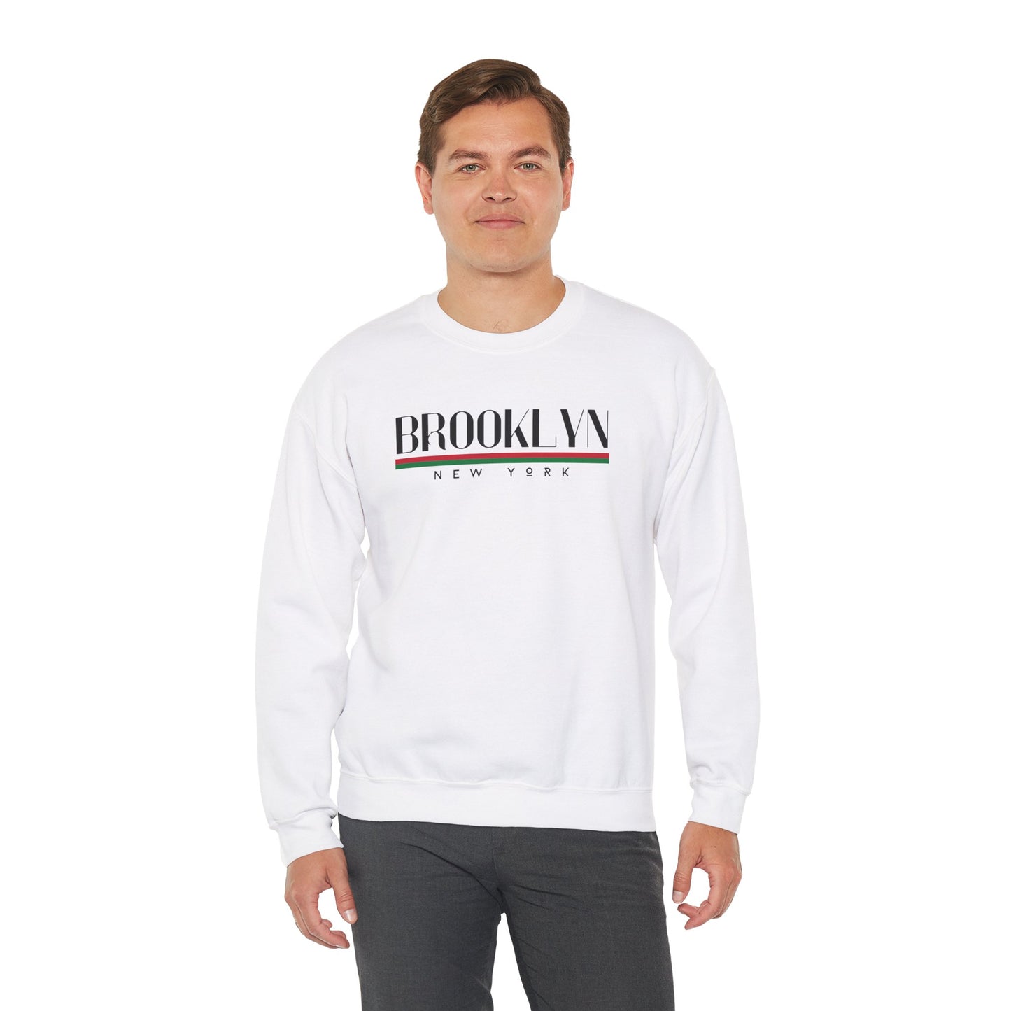 Brooklyn New York Sweatshirt - NYC Graphic Crewneck - City Pride Pullover