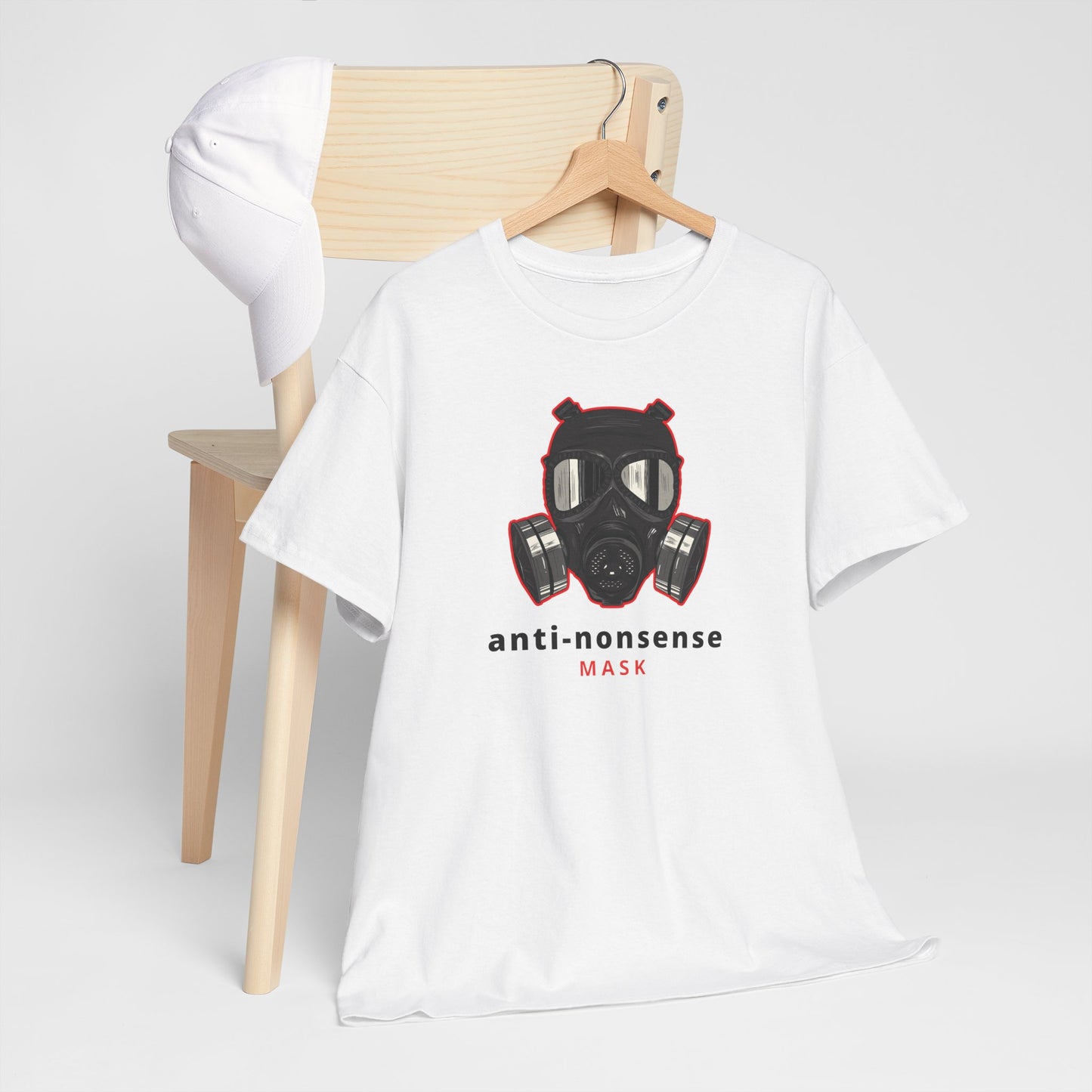 Anti-Nonsense Mask Unisex Tee, Funny Graphic Shirt, Anti Social T-Shirt