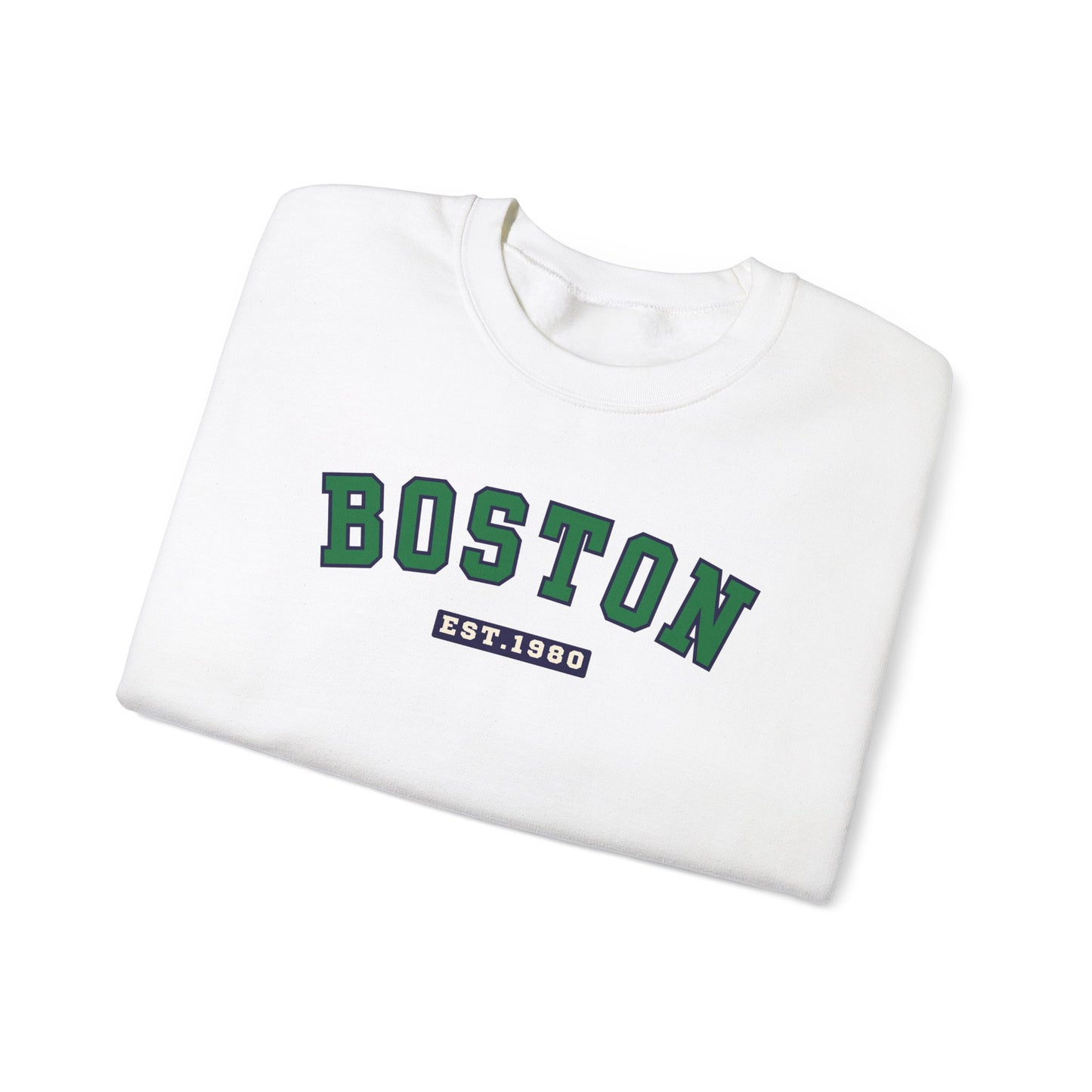 Boston Sweatshirt - Unisex Crewneck Pullover - City Pride Graphic Sweater