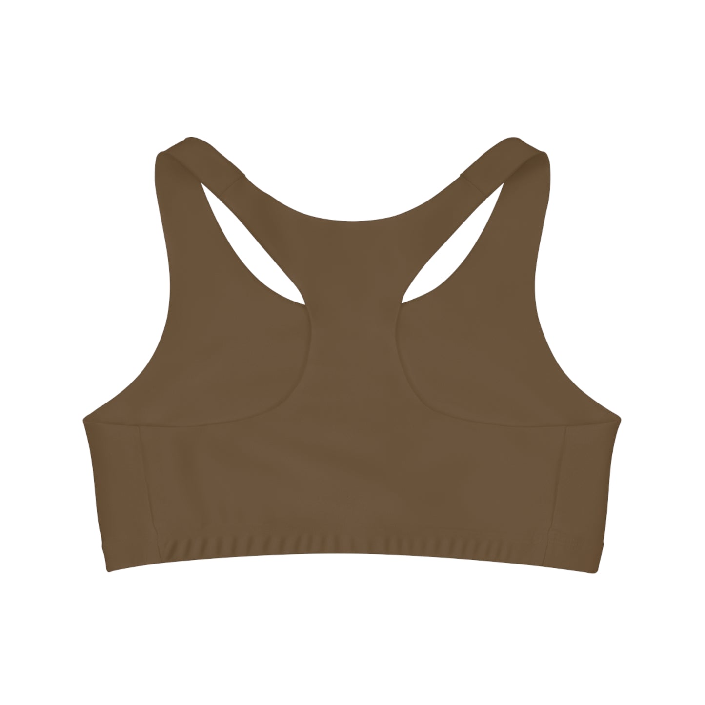 Hazel Stylish Seamless Sports Bra Almond for Fitness, Workout, Yoga, Gym