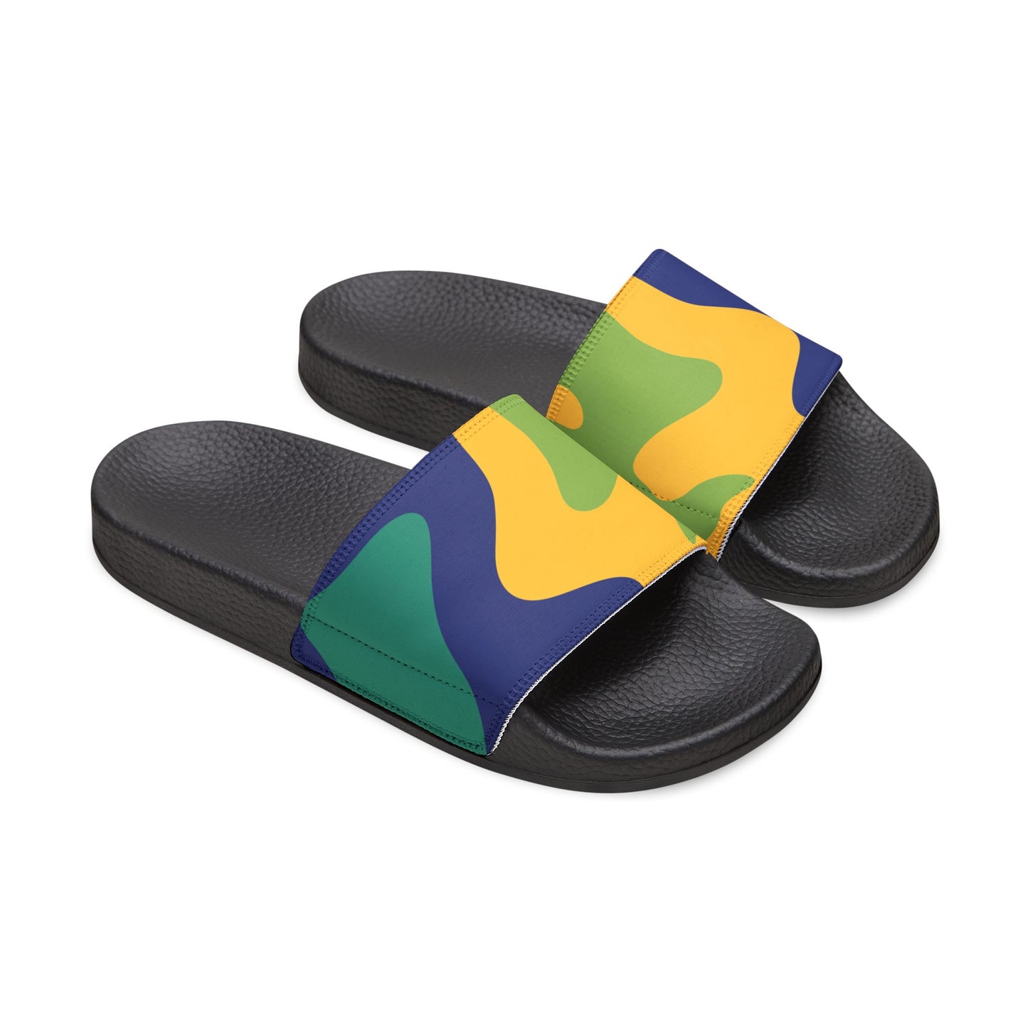 Vibrant Men's Removable-Strap Sandals, Casual Footwear, Beachwear Slides