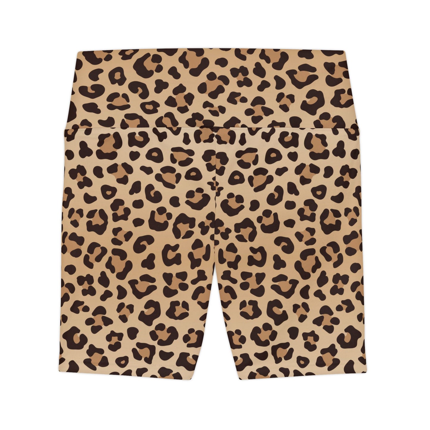 Leopard Skin Women's Gym Workout Shorts, Running Shorts, Outdoor Shorts