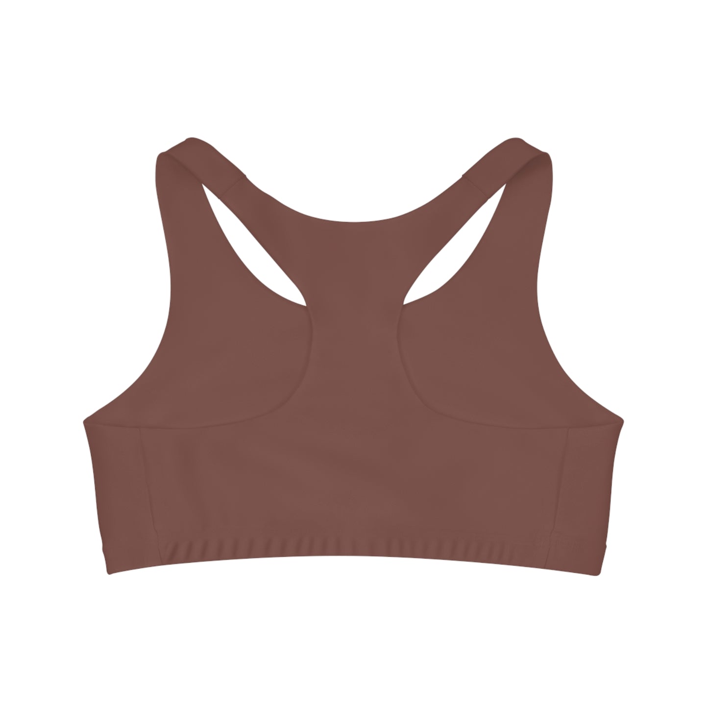 Chocolate Stylish Seamless Sports Bra for Fitness, Workout, Yoga, Gym