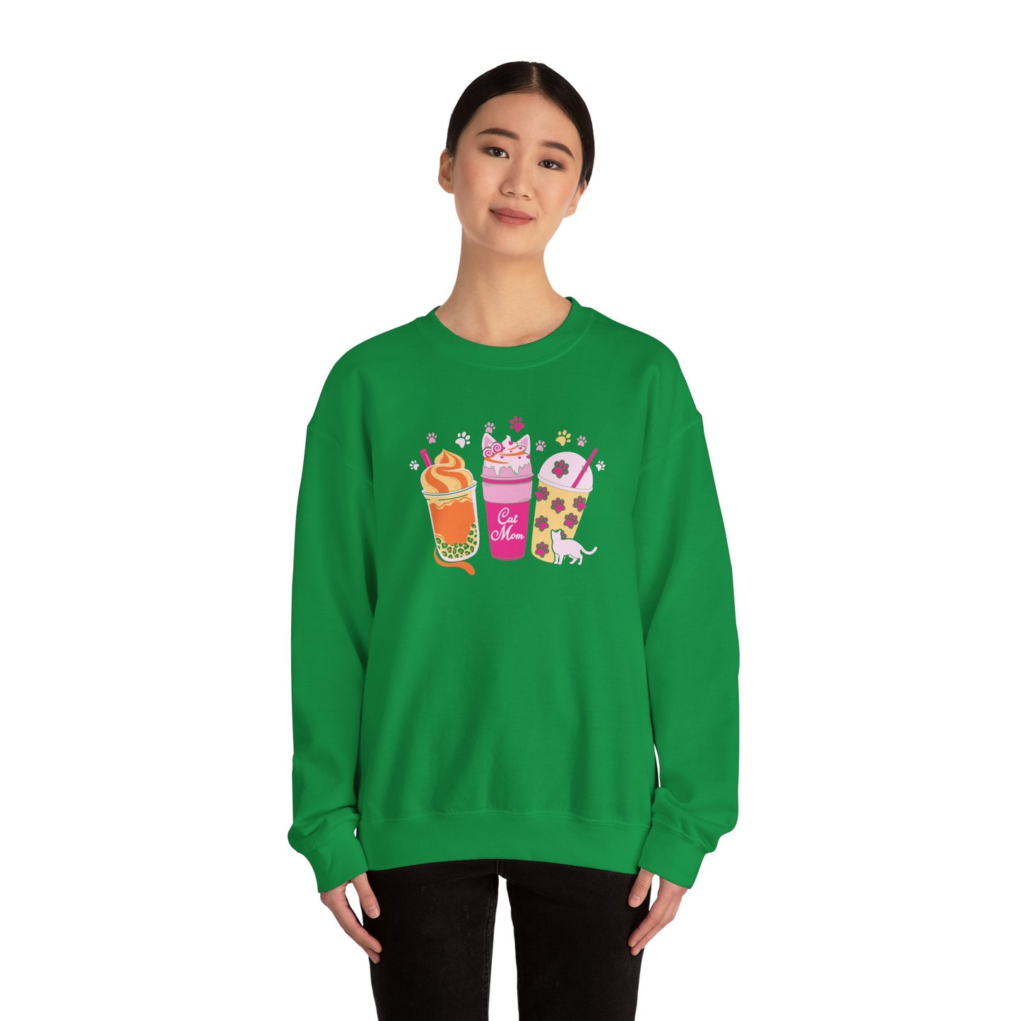 Cat Mom Sweatshirt, Cute cat Lovers, Pet Lovers Gift, Cozy Cat Sweater