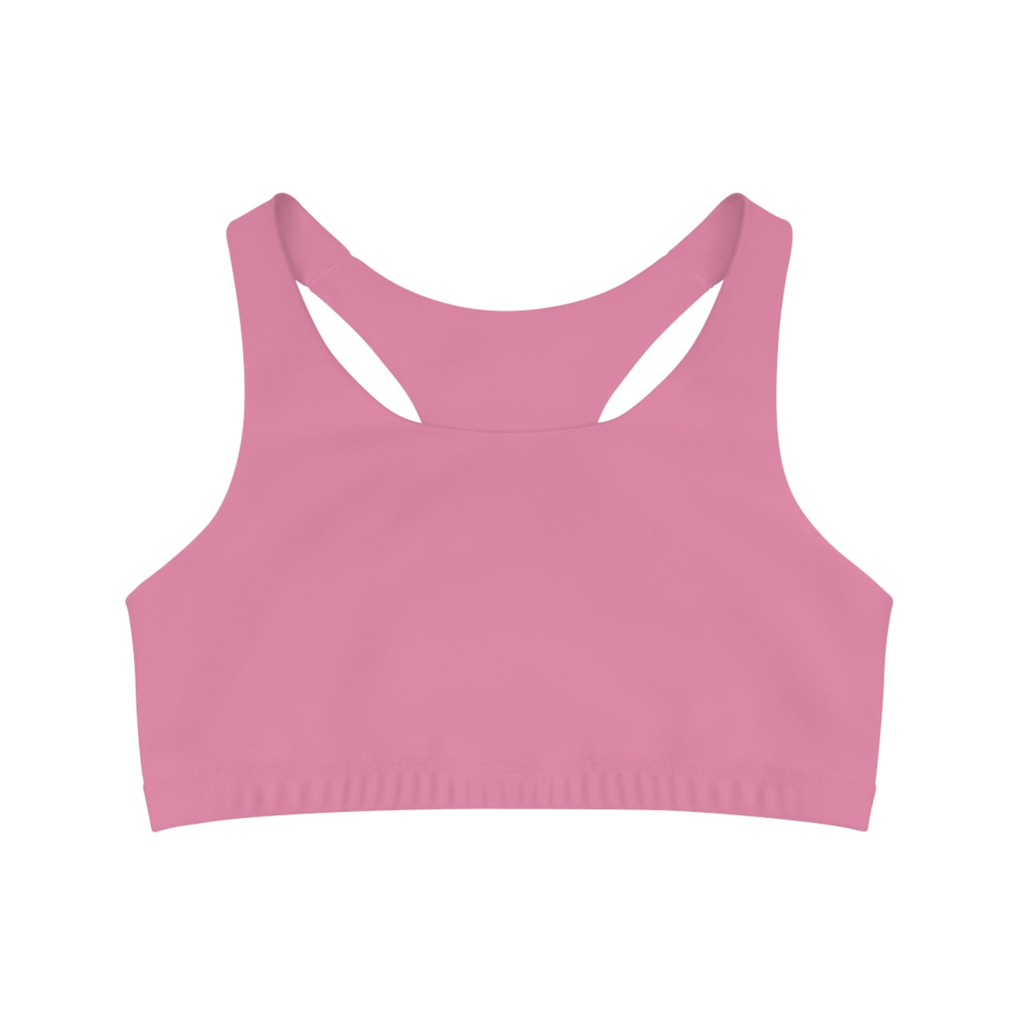 Pink Mauve Stylish Seamless Sports Bra Almond for Fitness, Workout, Yoga, Gym