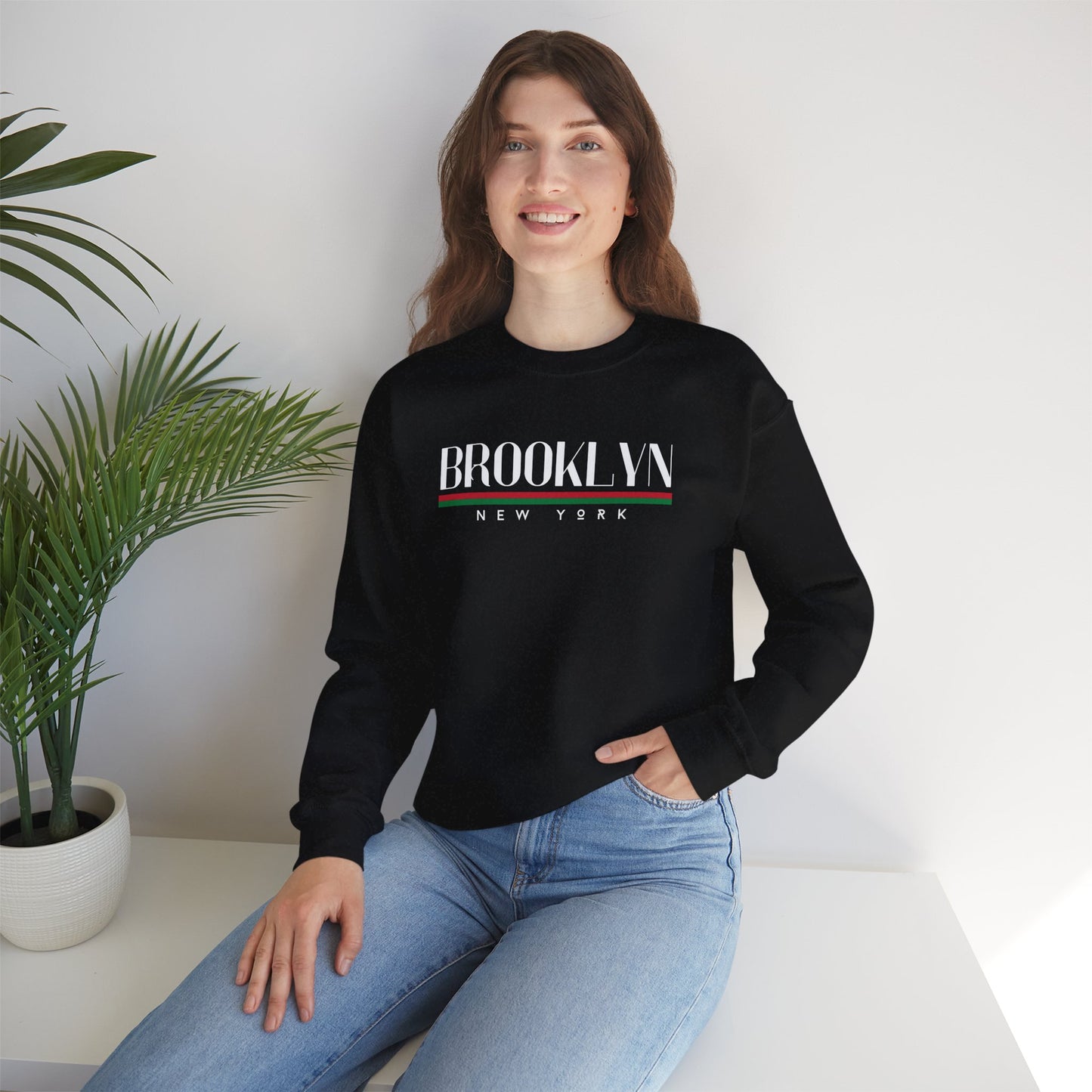 Brooklyn New York Sweatshirt - NYC Graphic Crewneck - City Pride Pullover