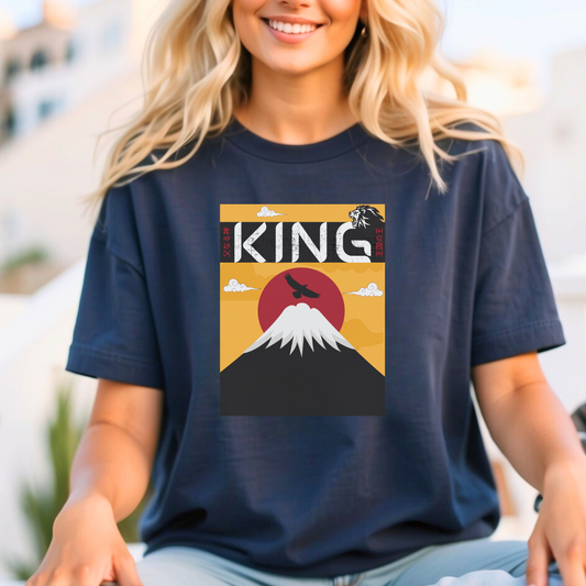 King Shirt, Japanese Art , Fathers Day Shirt, Birthday Gift, Gift For Him