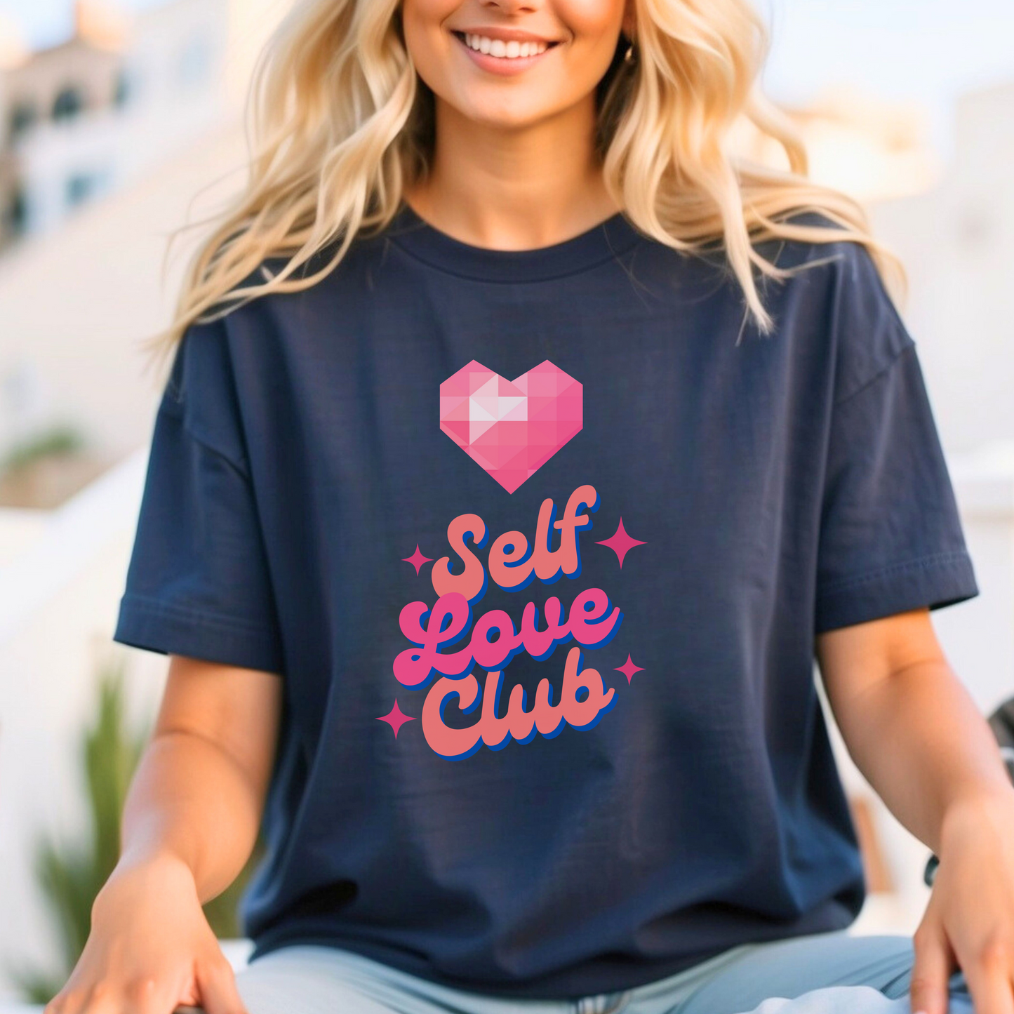 Self Love Club Shirt, Positive T-shirt, Motivational T-shirt, Women's T-shirt, Personal Growth Shirt, Valentine's Shirt, Gift For Her