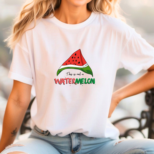 This is Not a Watermelon T Shirt, Palestine Unisex T Shirt, Palestine Watermelon T Shirt